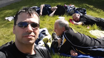 Mettingen 2016 - Beim Sonnenbad in den Pausen