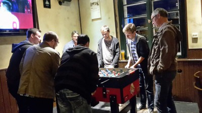 Mettingen 2016 - beim Kickern