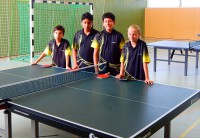 Unser aktuelles A-Schüler Team mit Roland, Roham, Max & Joélle (v.l.n.r.)