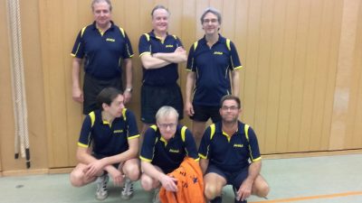 Unsere 1. Herrenmannschaft der aktuellen Saison mit Frank G., Samir, Martin, Rainer L., Stefan & Michael B. (v.l.n.r.)